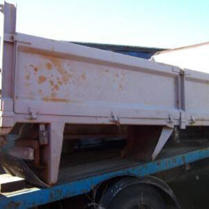 15ft steel dropside tipping bodies, Edbro rams, ex Daf 55, 18T, blasted in primer