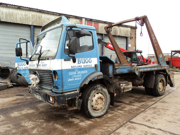 1994 Mercedes Benz 1717 366 turbo engine Skip Loader