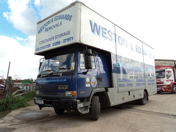 1998 Daf 45-160Ti , 21ft Luton, Manual pump
