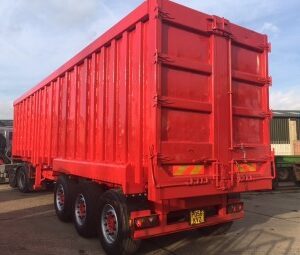 2007 County 75cubic Yard Steel Stepframe Scrap Trailer