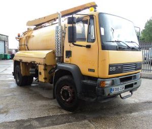 1998 DAF 55-180 Ti LEFT HAND DRIVE Fitted Whale 3in1 Septic Tanker