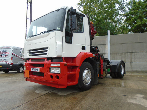 2004 (53) IVECO STRALIS 350 DAY CAB, HIAB 102 3x External Crane