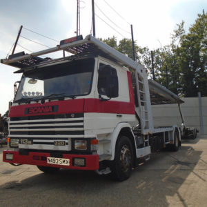 1996 Scania P113 320 Sleeper Left Hand Drive Fitted LOHR 5 Car Transporter