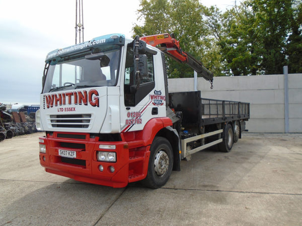 2007 Iveco Stralis 310 6x2 Day Cab, 26t, Fitted Palfinger PK15500