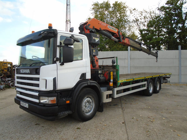 2003 (53) Scania P94G 300 6x4 Day Cab, Palfinger PK29500 3 EXT Remote Control