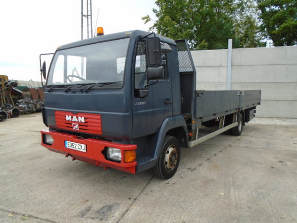 2002 MAN LC280 E Flatbed, Ideal Scaffold