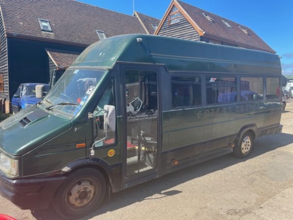 BREAKING 1998 Iveco Daily 49-10 Bus, Twin Wheel, 5 Speed, Good Seats All Parts Available