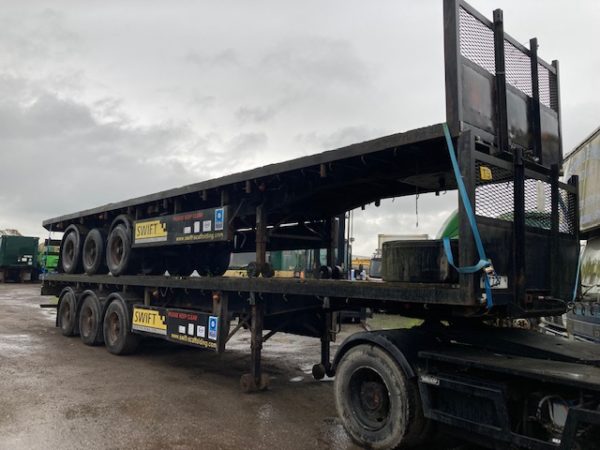 40FT FLAT TRAILER ON STEEL - Image 2