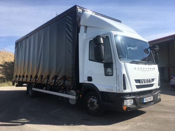 2013 IVECO EURO CARGO TAUTLINER 75E18 7.5 T C/S BARN DOORS, AUTO VERY TIDY LOW KMS