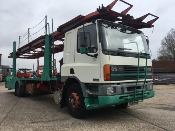 1996 DAF 65-210 ATI MANUAL PUMP, ON SPRINGS, CAR TRANSPORTER