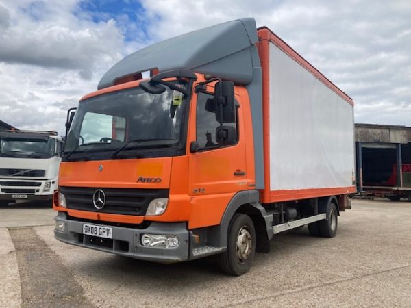 2008 MERC ATEGO BOX VAN 18FT GRP BOX, U/SLUNG TAIL LIFT, AUTO VERY TIDY