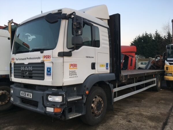 2008 MAN 18.250 Flatbed - BREAKING